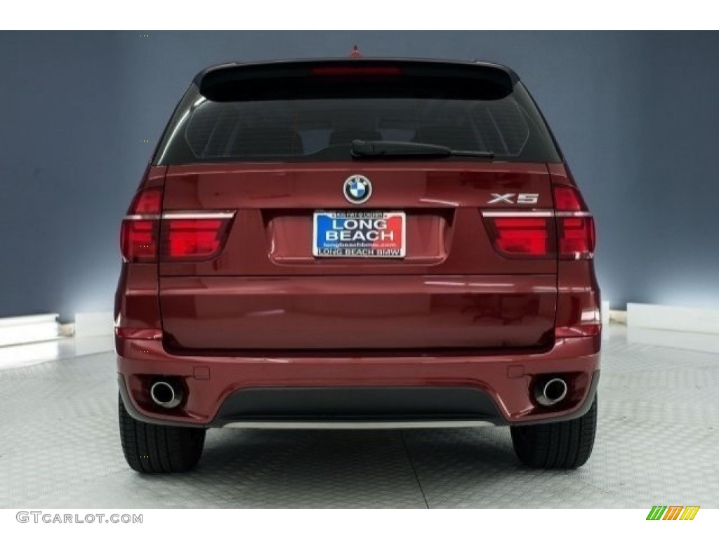 2011 X5 xDrive 35d - Vermilion Red Metallic / Black photo #3