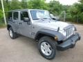 2017 Billet Silver Metallic Jeep Wrangler Unlimited Sport 4x4  photo #7