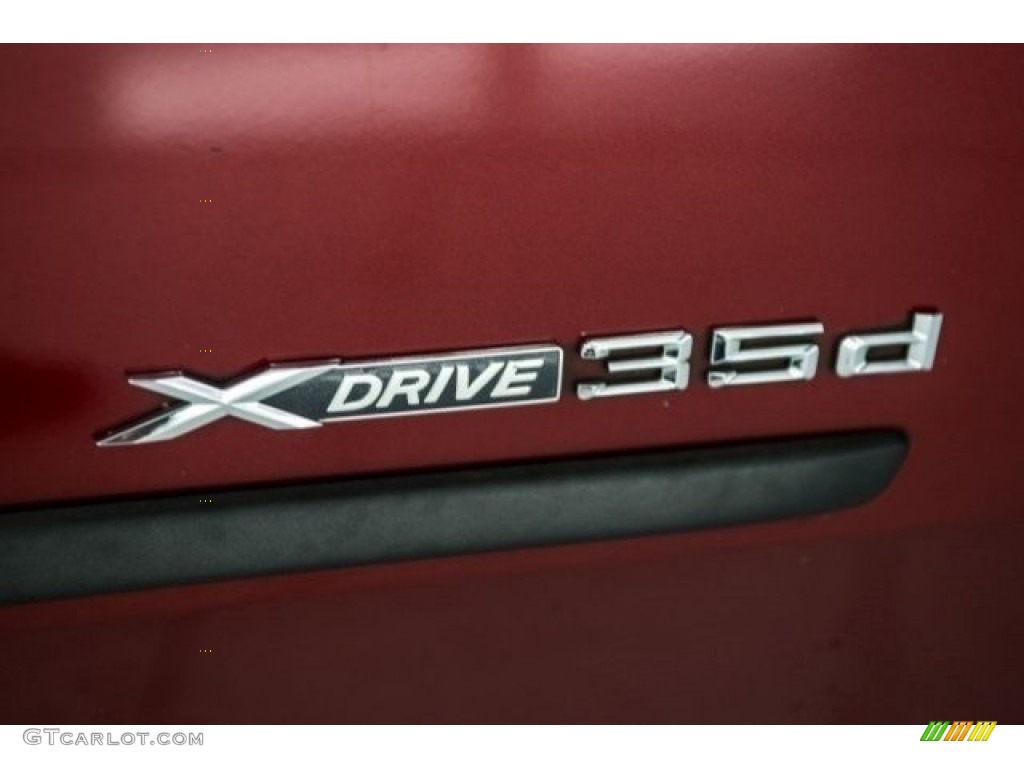2011 X5 xDrive 35d - Vermilion Red Metallic / Black photo #21