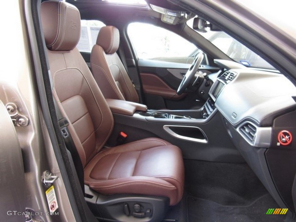 2017 Jaguar F-PACE 35t AWD S Front Seat Photo #121270415