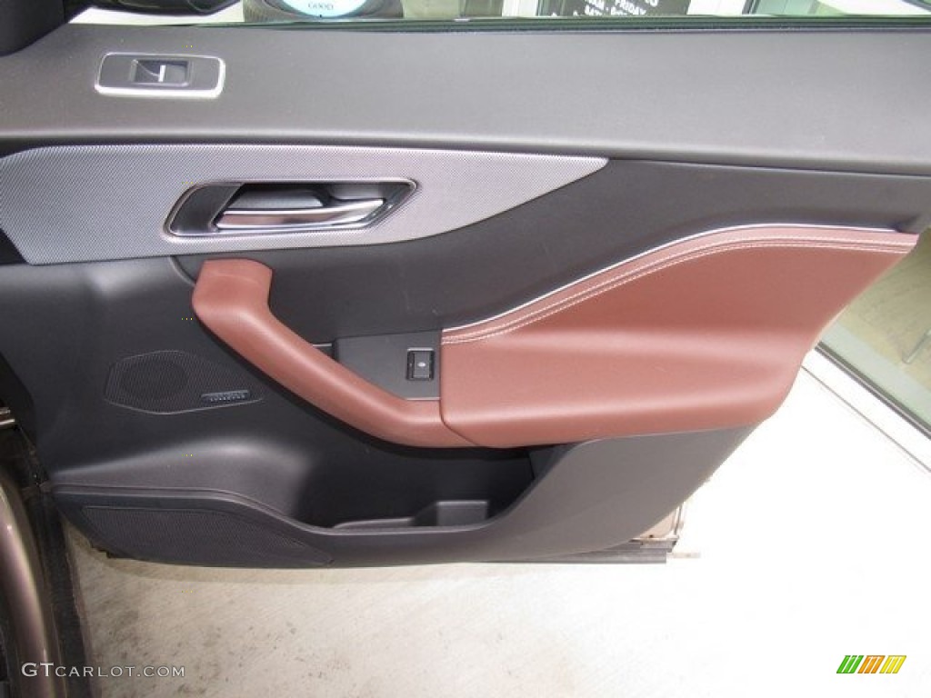 2017 Jaguar F-PACE 35t AWD S S Brogue/Light Oyster Door Panel Photo #121270453