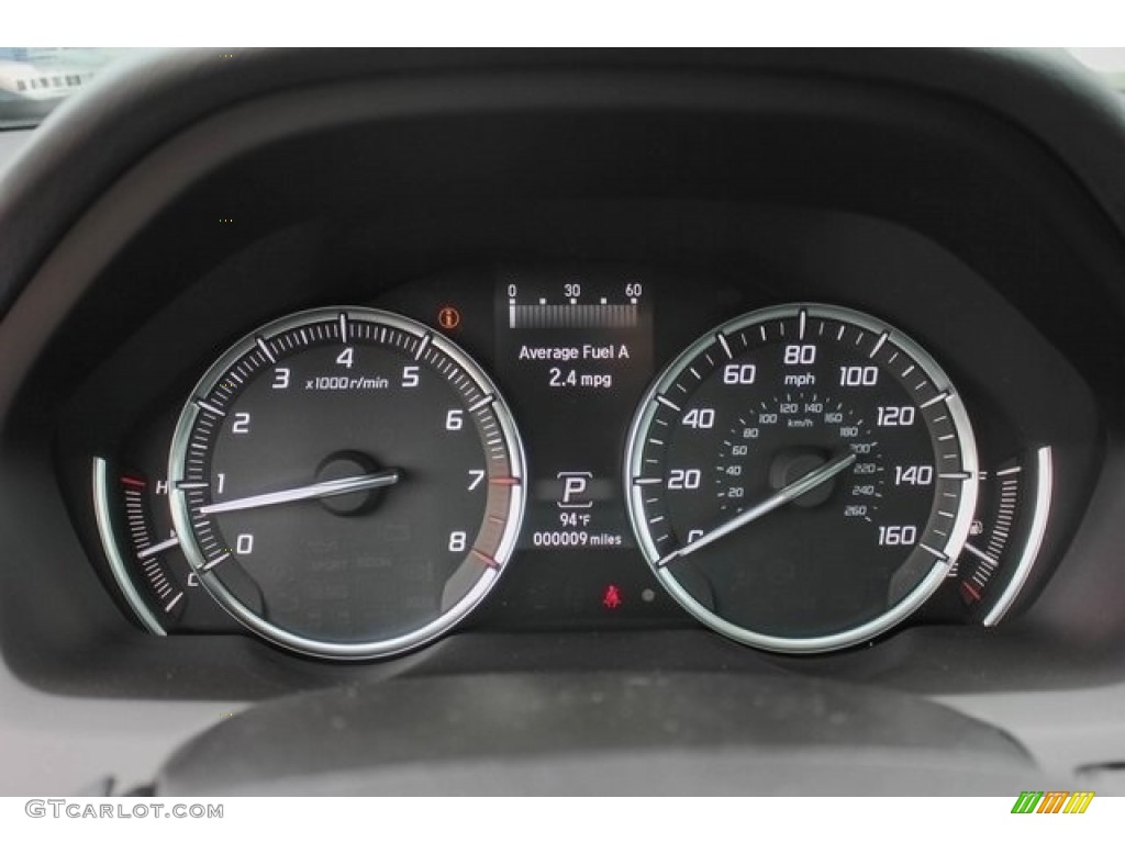 2018 TLX V6 SH-AWD Technology Sedan - Crystal Black Pearl / Ebony photo #44