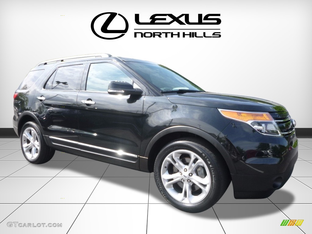 2015 Explorer Limited 4WD - Tuxedo Black / Charcoal Black photo #1