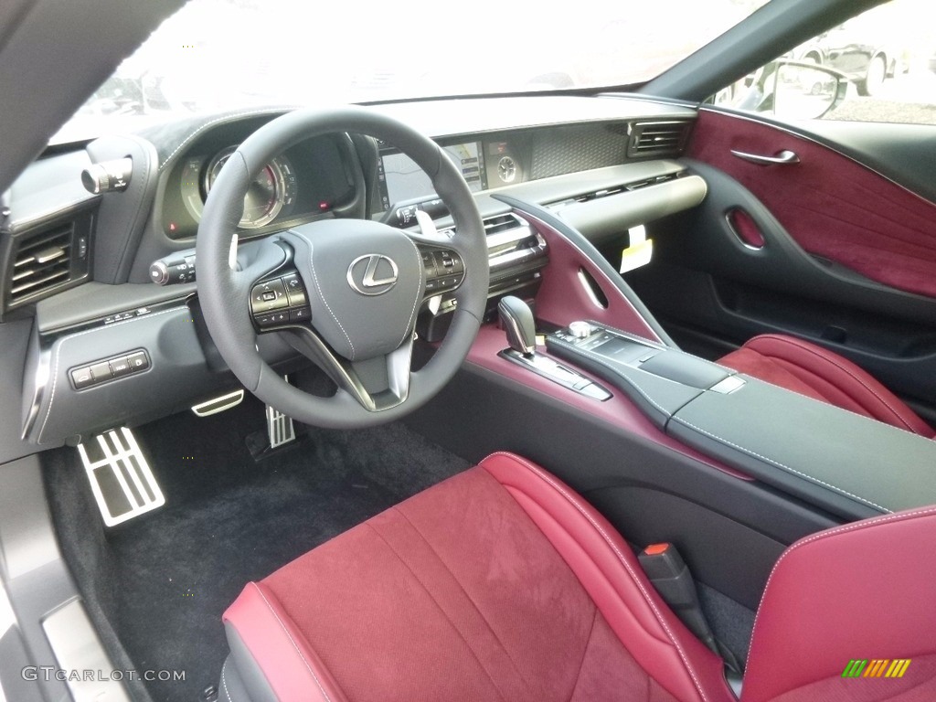 2018 LC 500 - Ultra White / Rioja Red photo #9