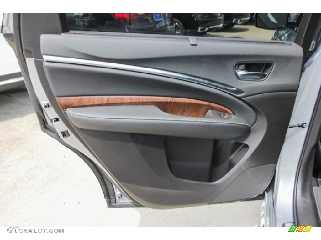2017 Acura MDX Sport Hybrid SH-AWD Ebony Door Panel Photo #121272921