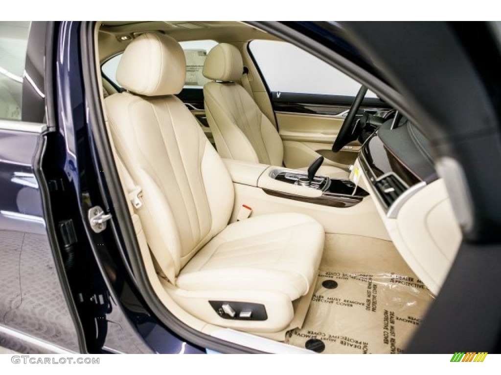 2018 7 Series 740i Sedan - Imperial Blue Metallic / Canberra Beige photo #2
