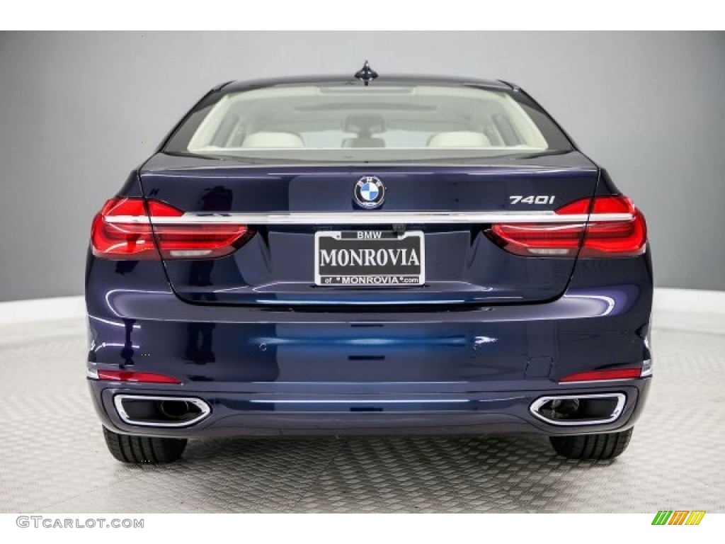 2018 7 Series 740i Sedan - Imperial Blue Metallic / Canberra Beige photo #4