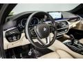 Canberra Beige/Black Dashboard Photo for 2018 BMW 5 Series #121277054