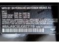 668: Jet Black 2018 BMW 5 Series 530e iPerfomance Sedan Color Code