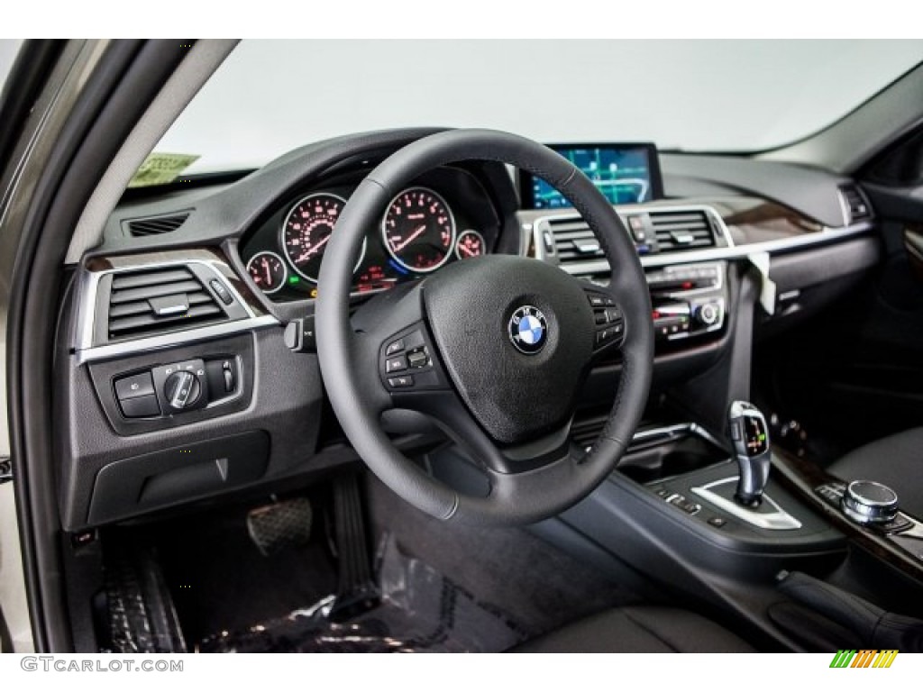 2017 3 Series 320i Sedan - Platinum Silver Metallic / Black photo #5