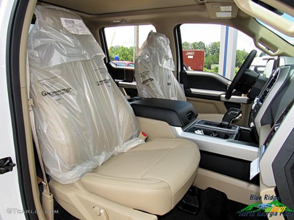 2017 F150 Lariat SuperCrew 4X4 - White Platinum / Light Camel photo #12