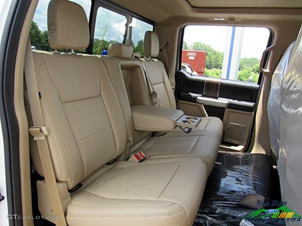 2017 F150 Lariat SuperCrew 4X4 - White Platinum / Light Camel photo #14