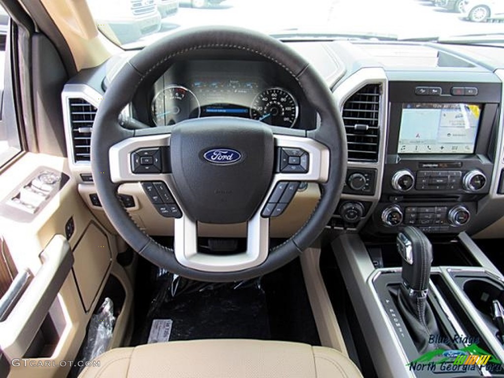 2017 F150 Lariat SuperCrew 4X4 - White Platinum / Light Camel photo #15