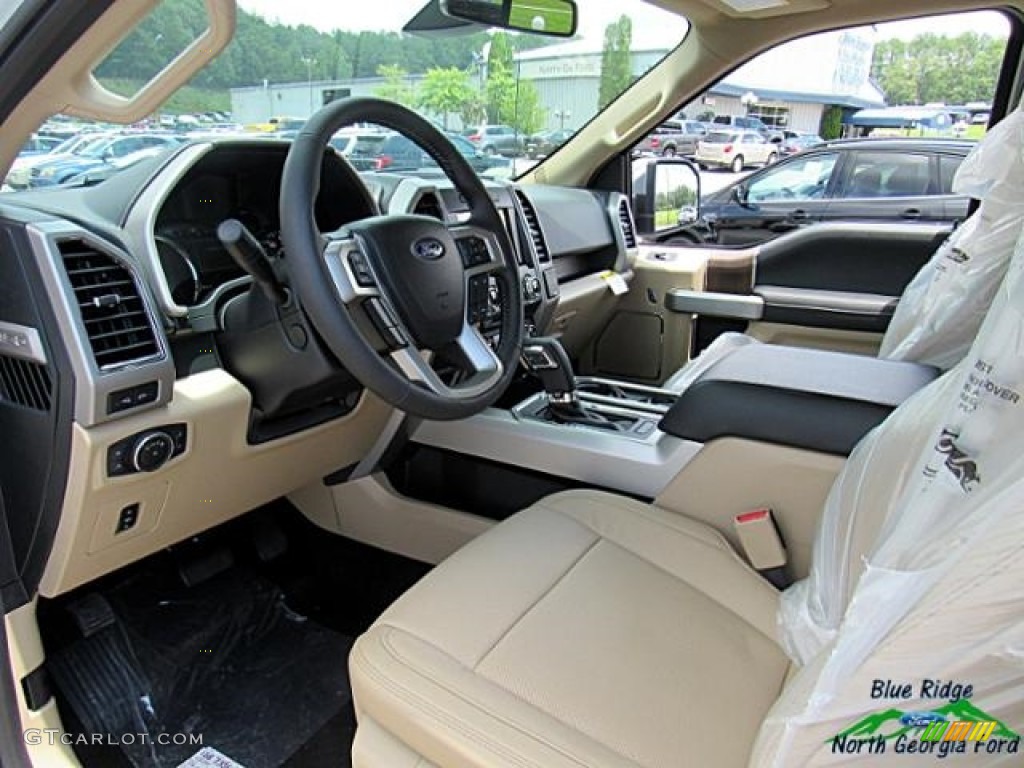 2017 F150 Lariat SuperCrew 4X4 - White Platinum / Light Camel photo #32