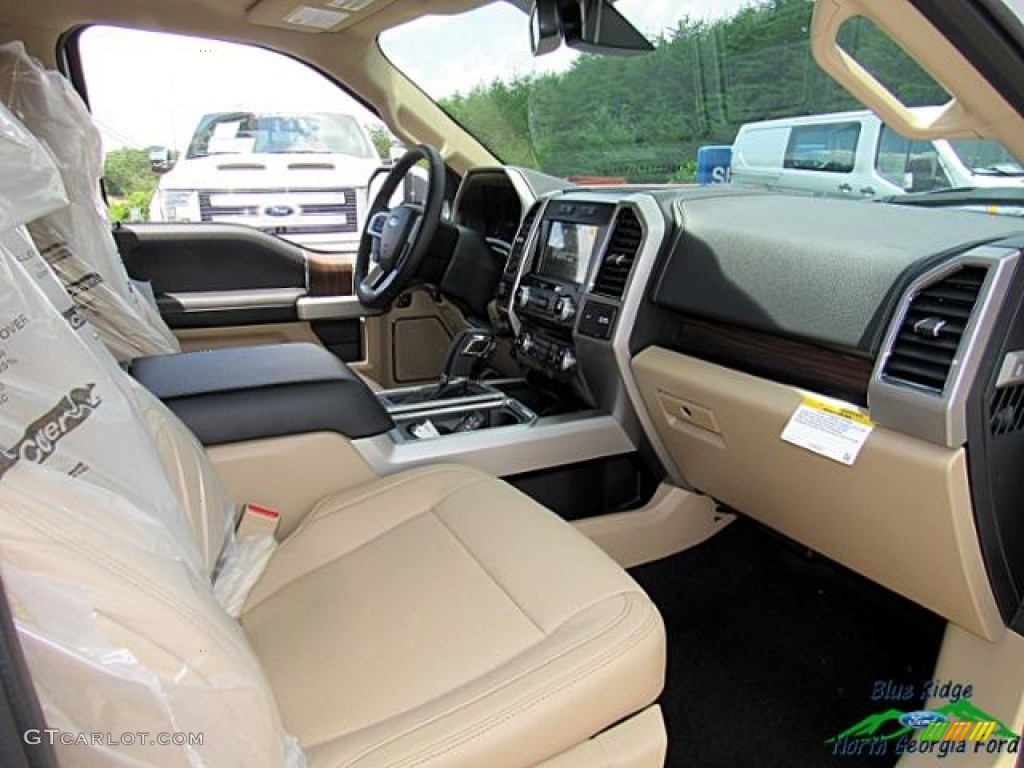2017 F150 Lariat SuperCrew 4X4 - White Platinum / Light Camel photo #33
