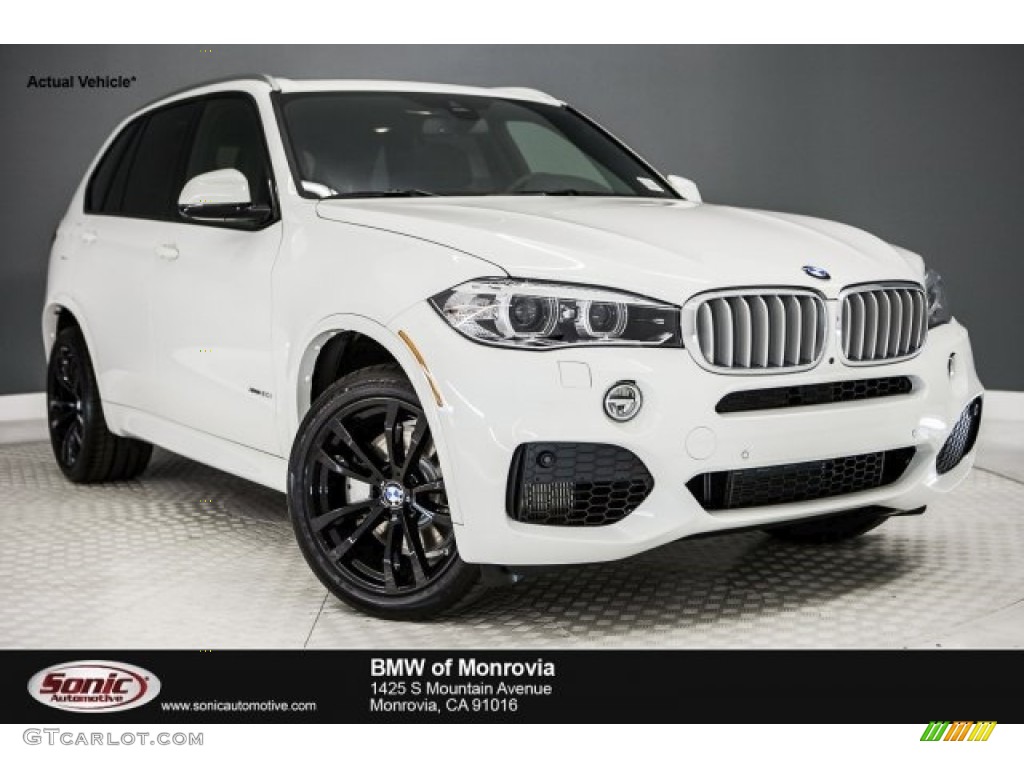 2017 X5 xDrive50i - Alpine White / Black photo #1