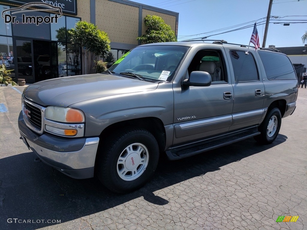 2001 Yukon XL SLT 4x4 - Summit White / Medium Dark Pewter/Shale photo #2