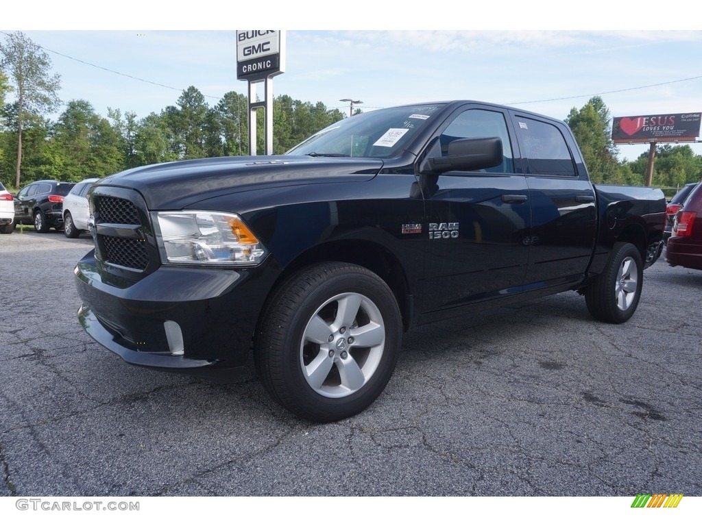 2015 1500 Express Crew Cab 4x4 - Bright Silver Metallic / Black/Diesel Gray photo #3