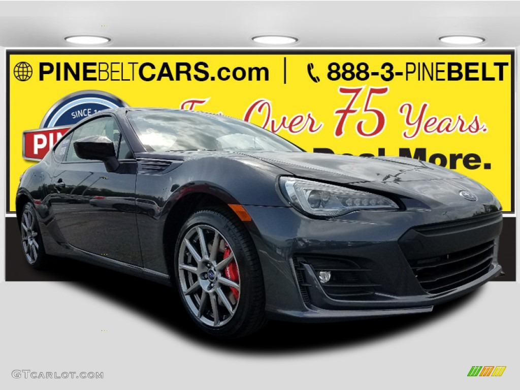 2017 BRZ Limited - Dark Gray Metallic / Black photo #1