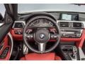 Coral Red 2017 BMW 4 Series 440i Convertible Dashboard
