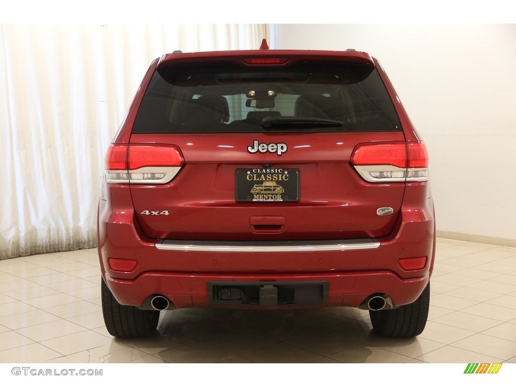 2014 Grand Cherokee Overland 4x4 - Deep Cherry Red Crystal Pearl / Overland Nepal Jeep Brown Light Frost photo #20