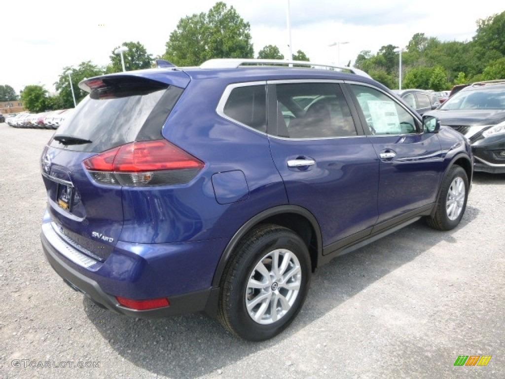 2017 Rogue SV AWD - Caspian Blue / Charcoal photo #4