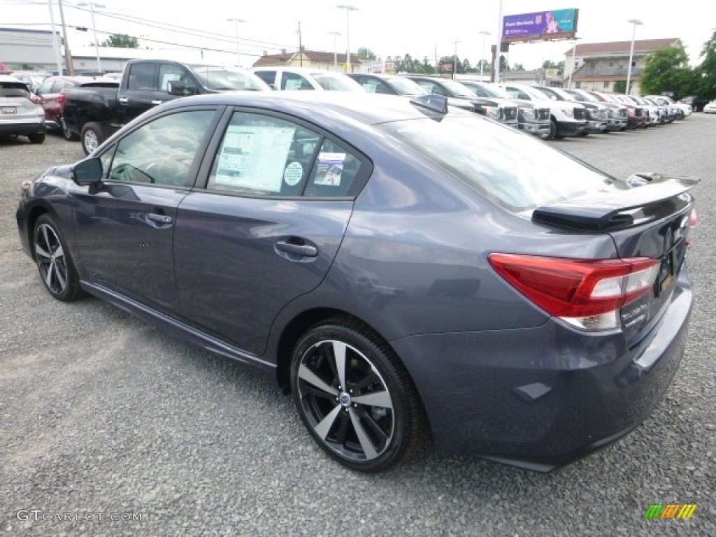 2017 Impreza 2.0i Sport 4-Door - Carbide Gray Metallic / Black photo #6