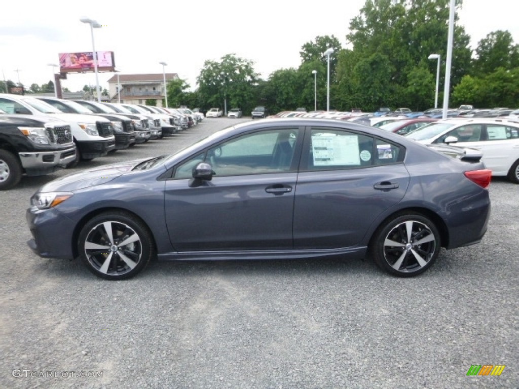 2017 Impreza 2.0i Sport 4-Door - Carbide Gray Metallic / Black photo #7
