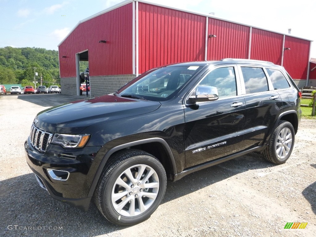 2017 Grand Cherokee Limited 4x4 - Diamond Black Crystal Pearl / Black photo #1