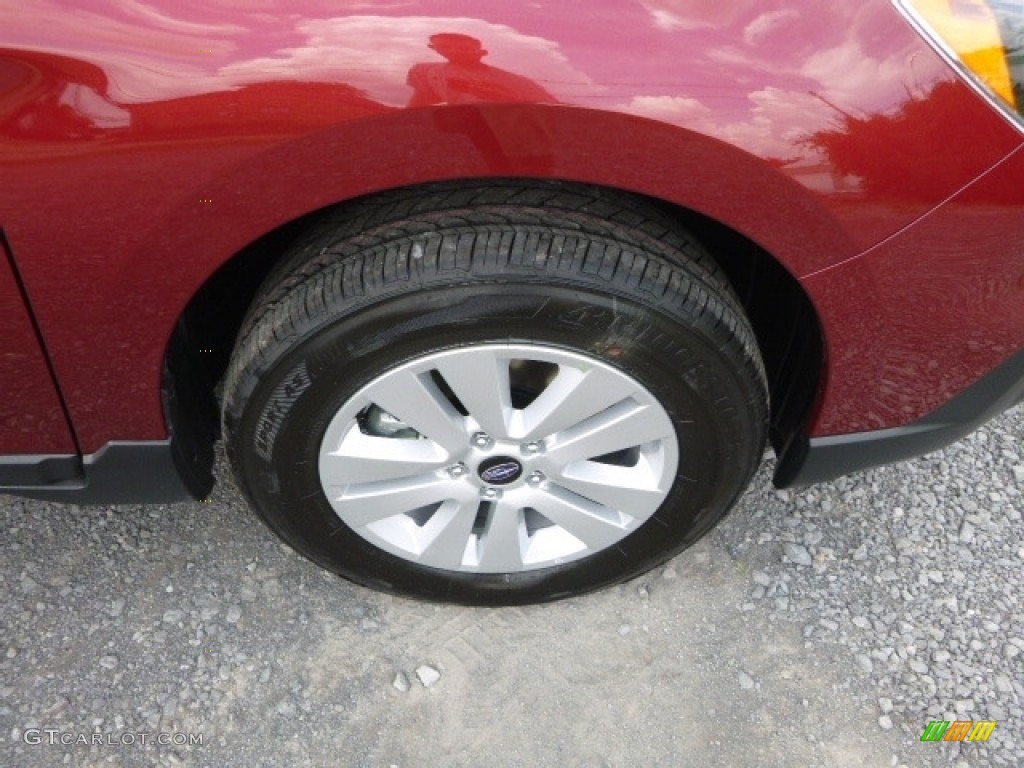 2017 Outback 2.5i - Venetian Red Pearl / Slate Black photo #2