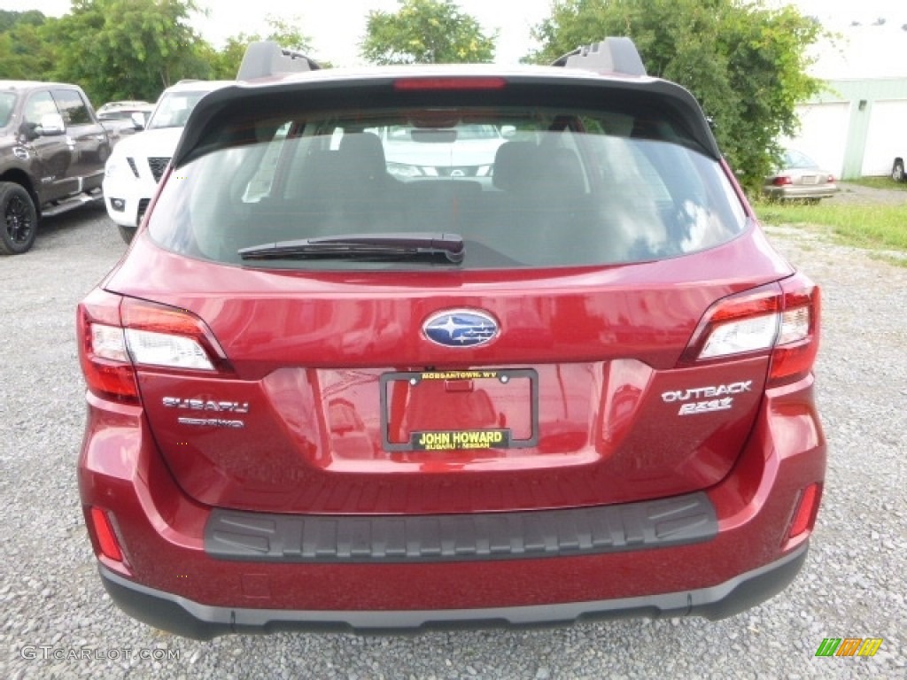 2017 Outback 2.5i - Venetian Red Pearl / Slate Black photo #17