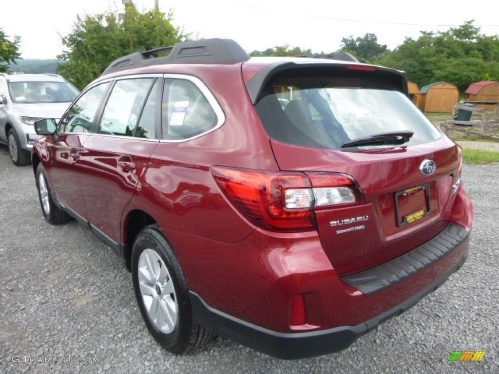 2017 Outback 2.5i - Venetian Red Pearl / Slate Black photo #18