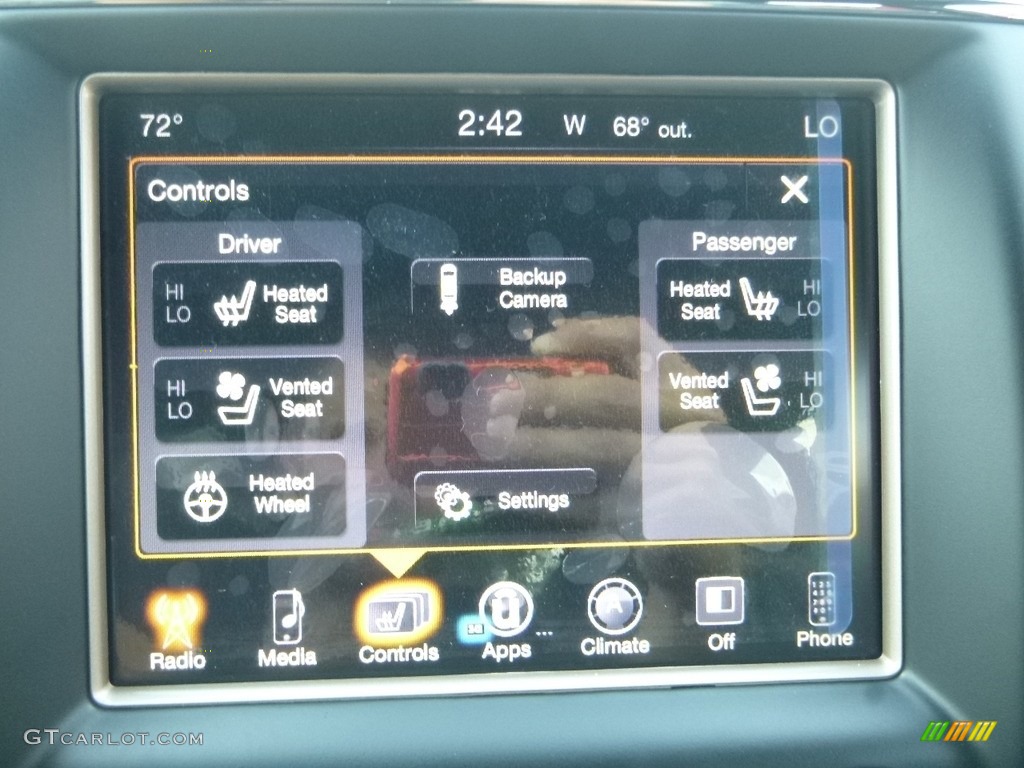 2017 Grand Cherokee Limited 4x4 - Diamond Black Crystal Pearl / Black photo #18