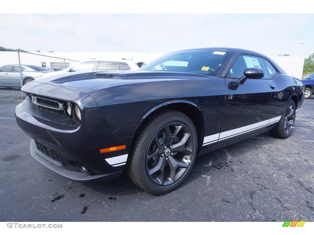 2017 Challenger SXT - Maximum Steel Metallic / Black photo #1