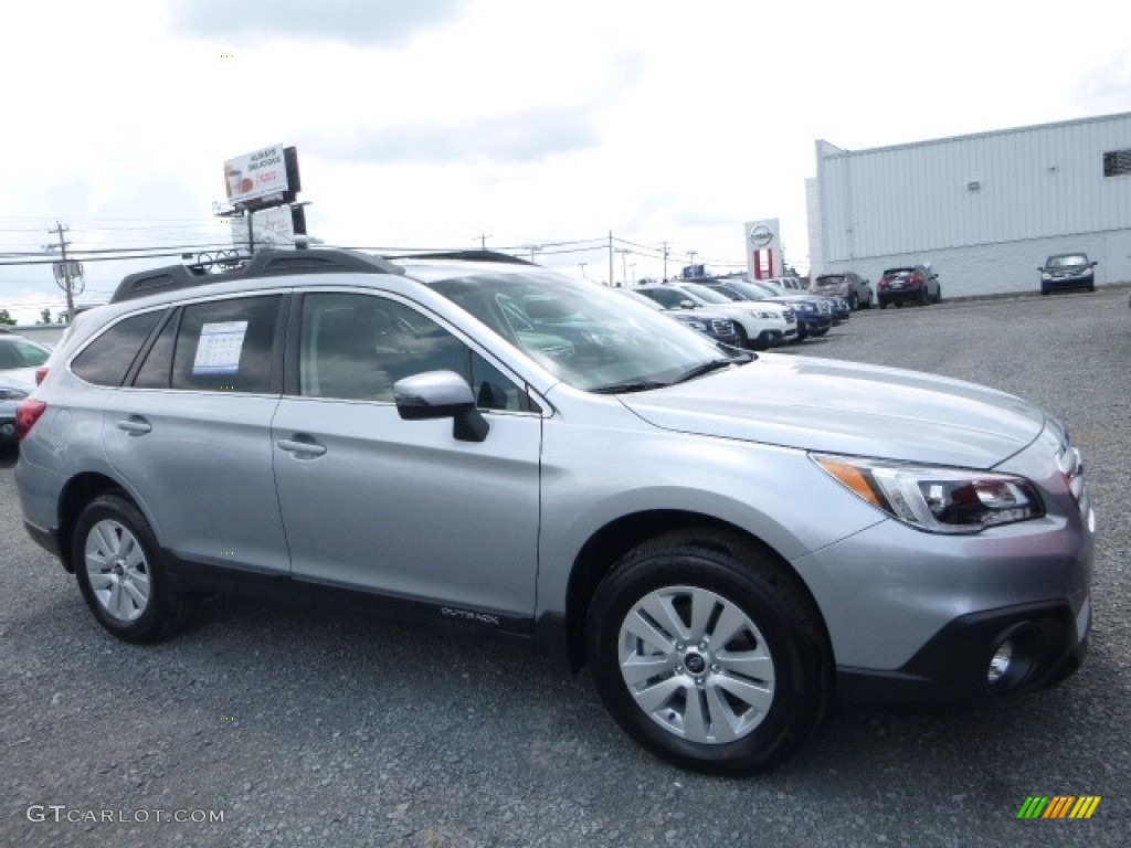 2017 Outback 2.5i Premium - Ice Silver Metallic / Slate Black photo #1