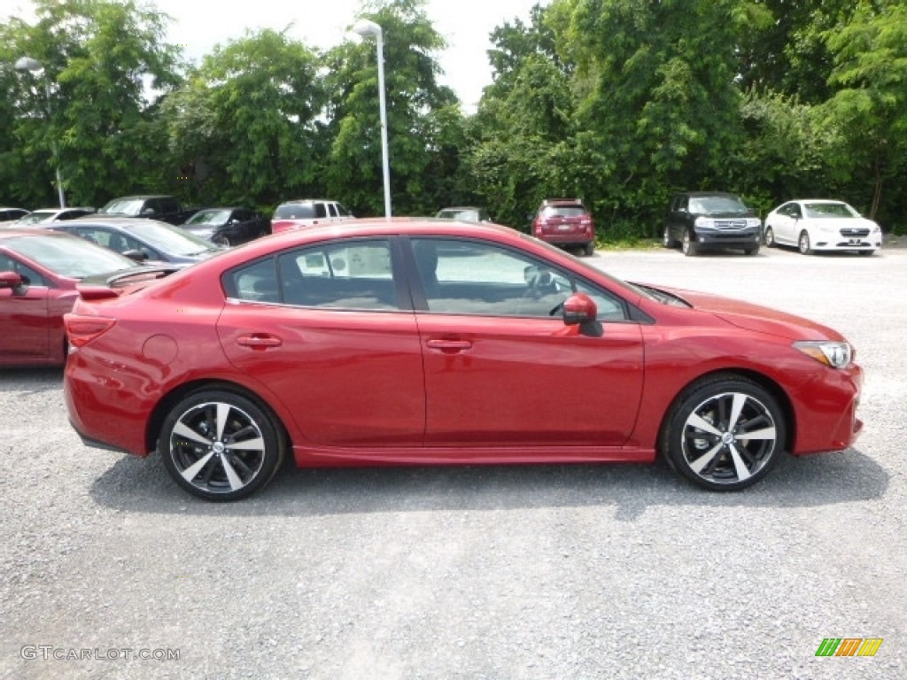 Lithium Red Pearl 2017 Subaru Impreza 2.0i Sport 4-Door Exterior Photo #121291487