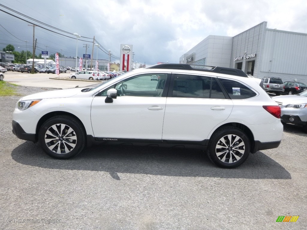 2017 Outback 2.5i Limited - Crystal White Pearl / Warm Ivory photo #11