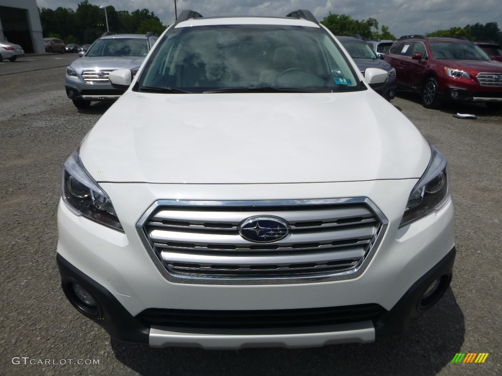 2017 Outback 2.5i Limited - Crystal White Pearl / Warm Ivory photo #13