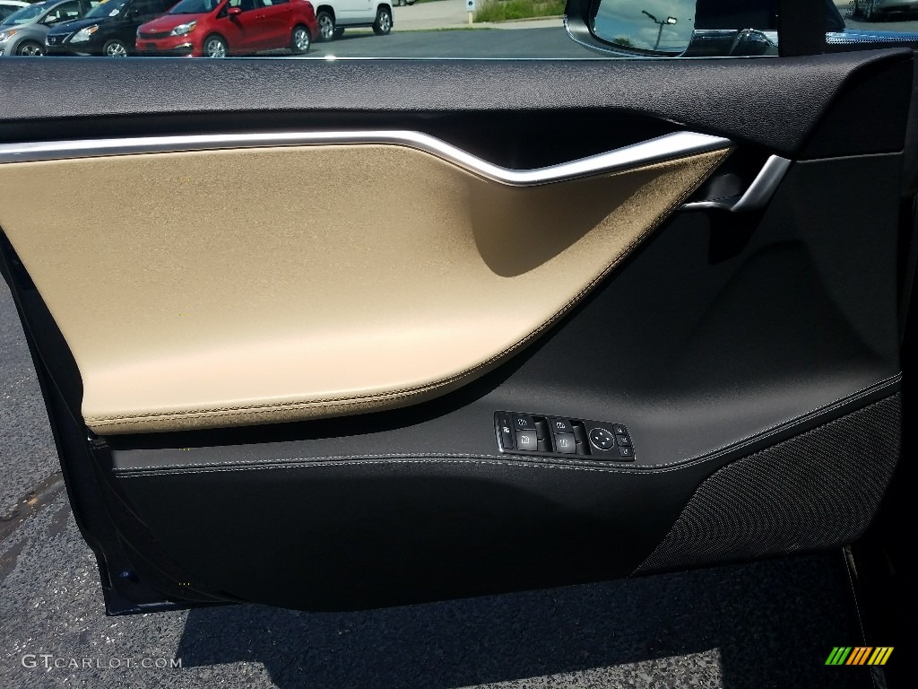 2014 Model S  - Blue Metallic / Tan photo #17