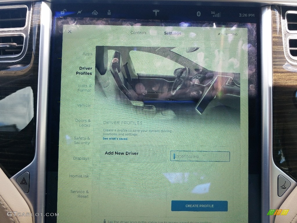 2014 Tesla Model S Standard Model S Model Controls Photo #121294073