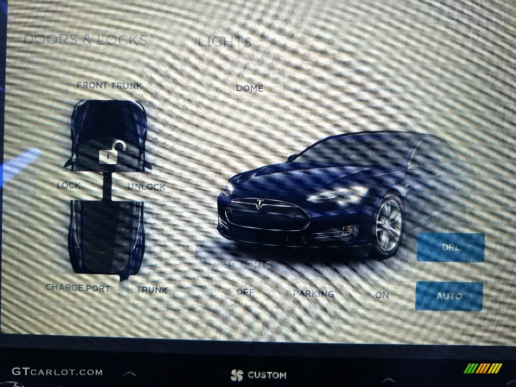 2014 Model S  - Blue Metallic / Tan photo #46