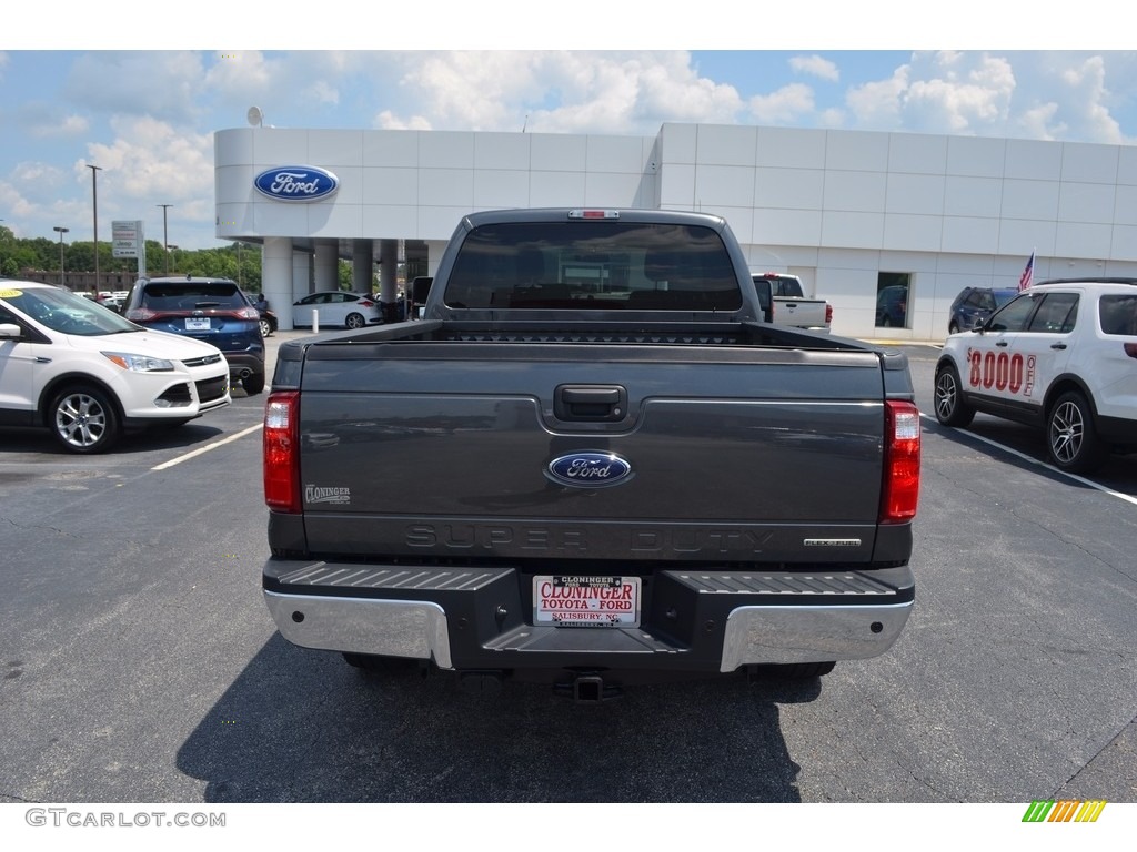2016 F250 Super Duty XLT Super Cab 4x4 - Magnetic Metallic / Steel photo #4