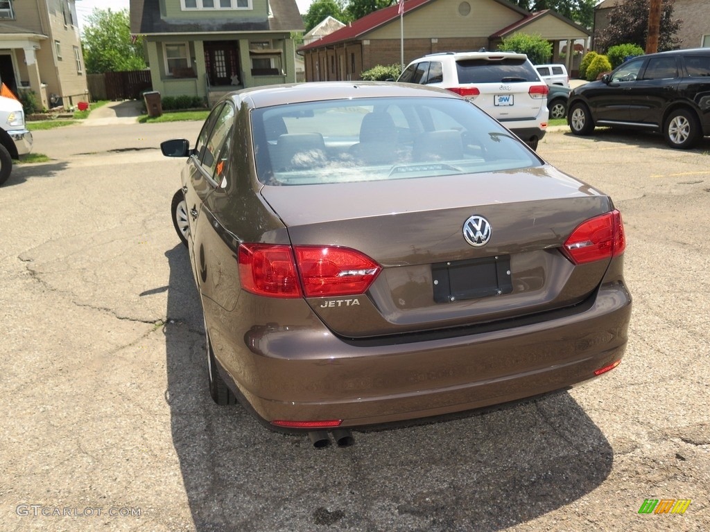 2014 Jetta S Sedan - Toffee Brown Metallic / Latte Macchiato photo #8