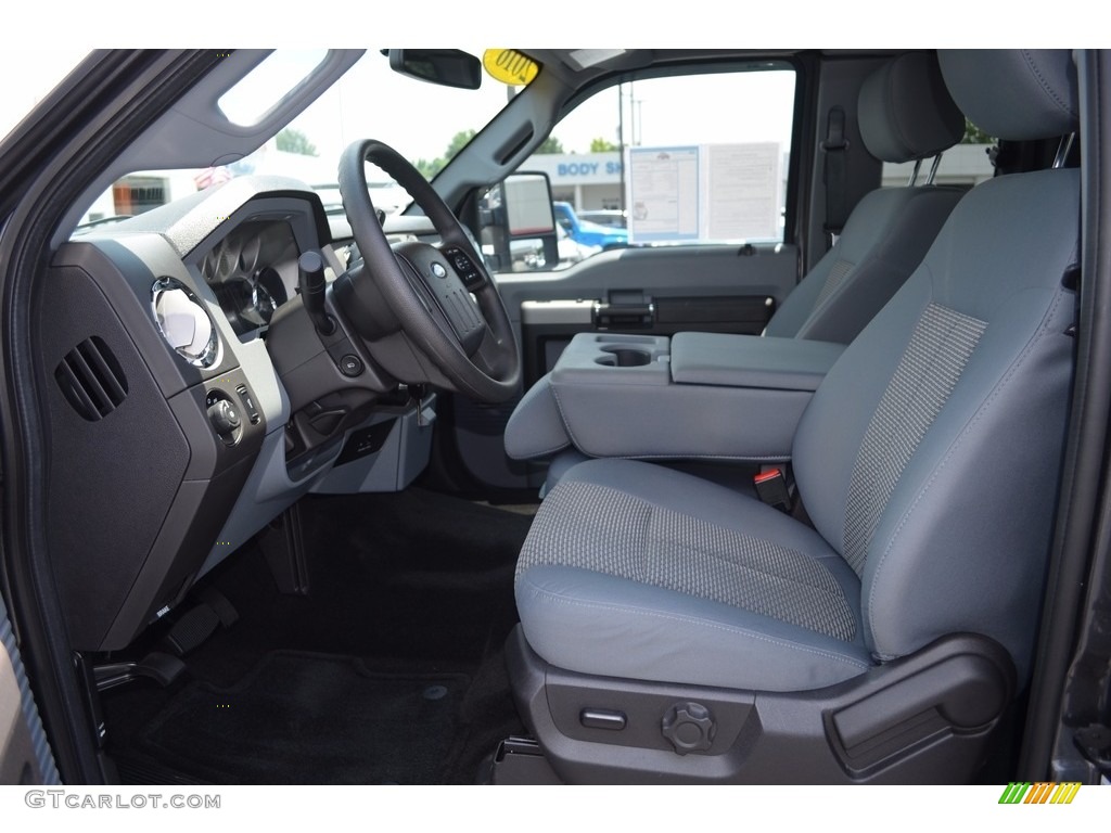 2016 F250 Super Duty XLT Super Cab 4x4 - Magnetic Metallic / Steel photo #11