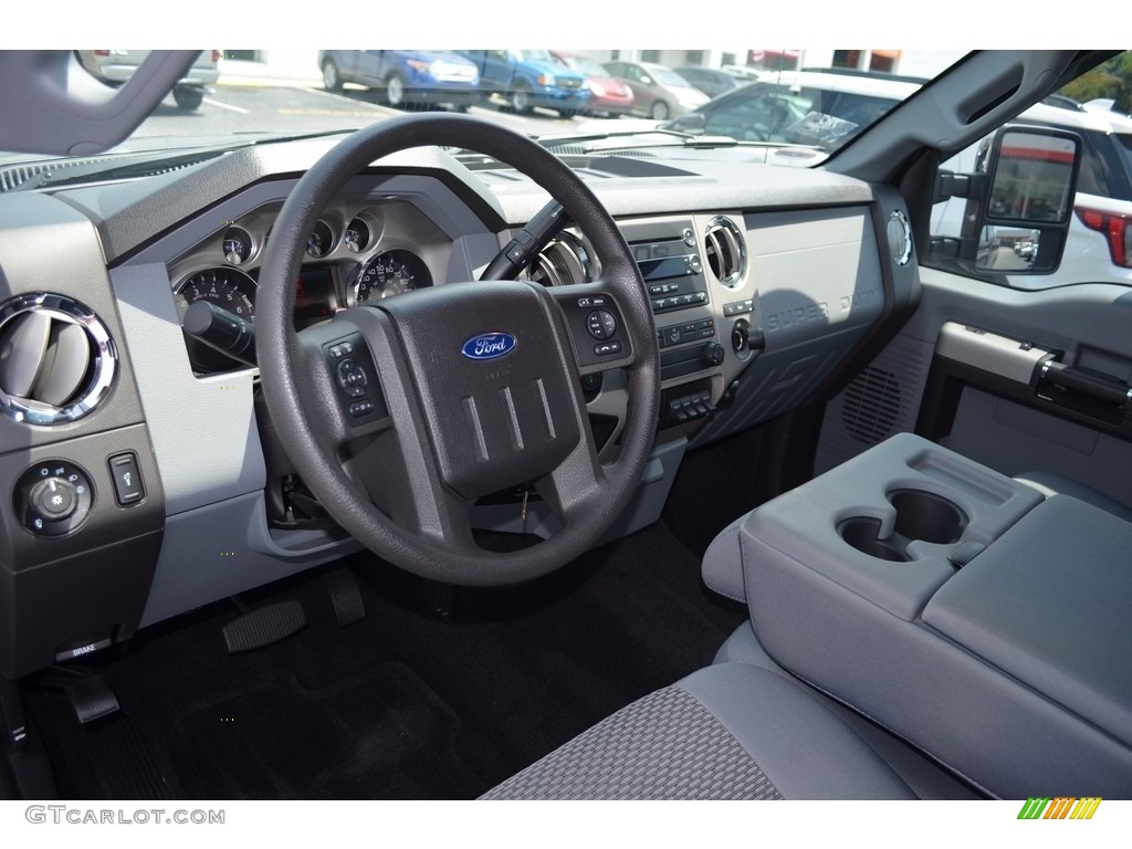 2016 F250 Super Duty XLT Super Cab 4x4 - Magnetic Metallic / Steel photo #12