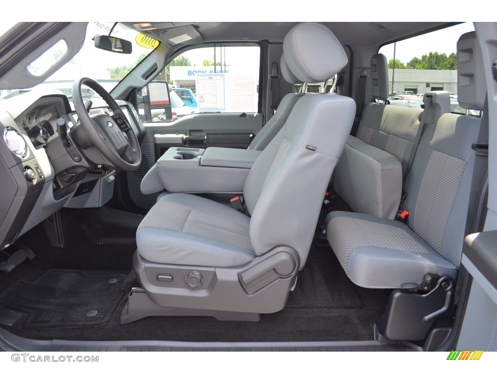 2016 F250 Super Duty XLT Super Cab 4x4 - Magnetic Metallic / Steel photo #13