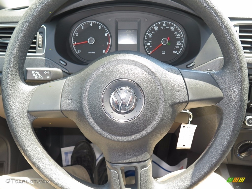 2014 Jetta S Sedan - Toffee Brown Metallic / Latte Macchiato photo #13