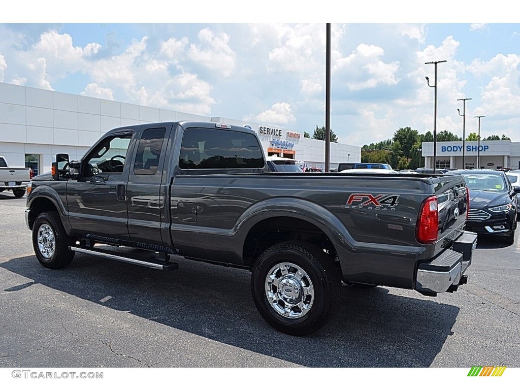 2016 F250 Super Duty XLT Super Cab 4x4 - Magnetic Metallic / Steel photo #22