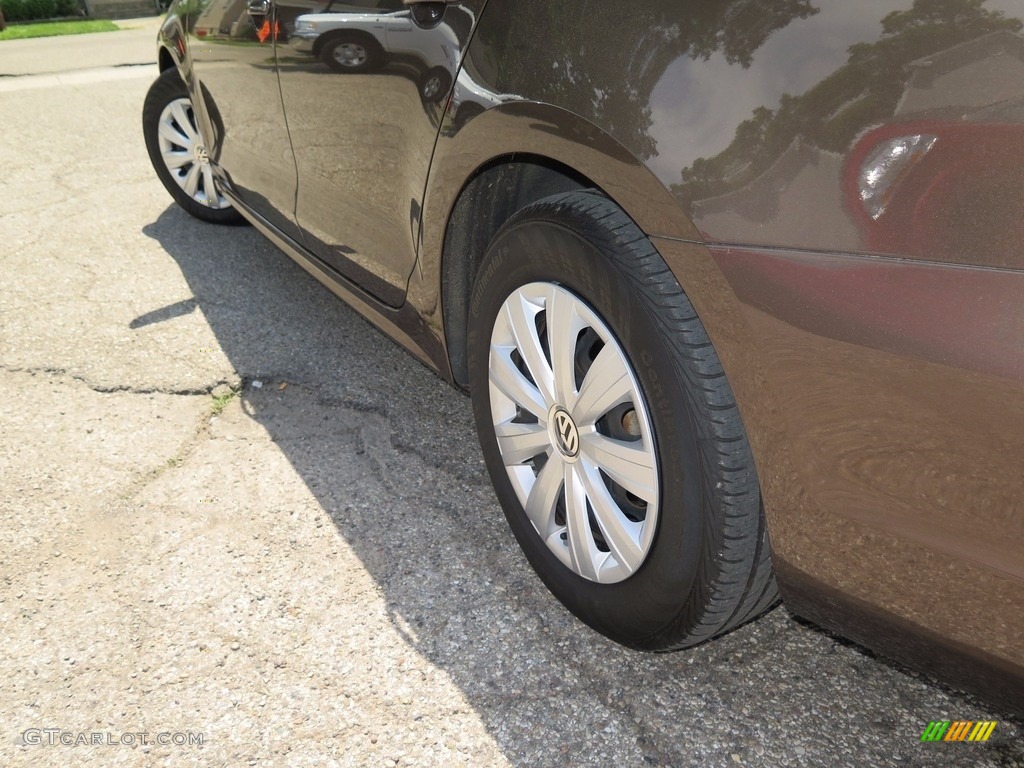 2014 Jetta S Sedan - Toffee Brown Metallic / Latte Macchiato photo #18