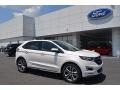 White Platinum Metallic 2017 Ford Edge Sport AWD
